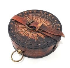 Vasco De Gama Güneş Saatli Pirinç Pusula