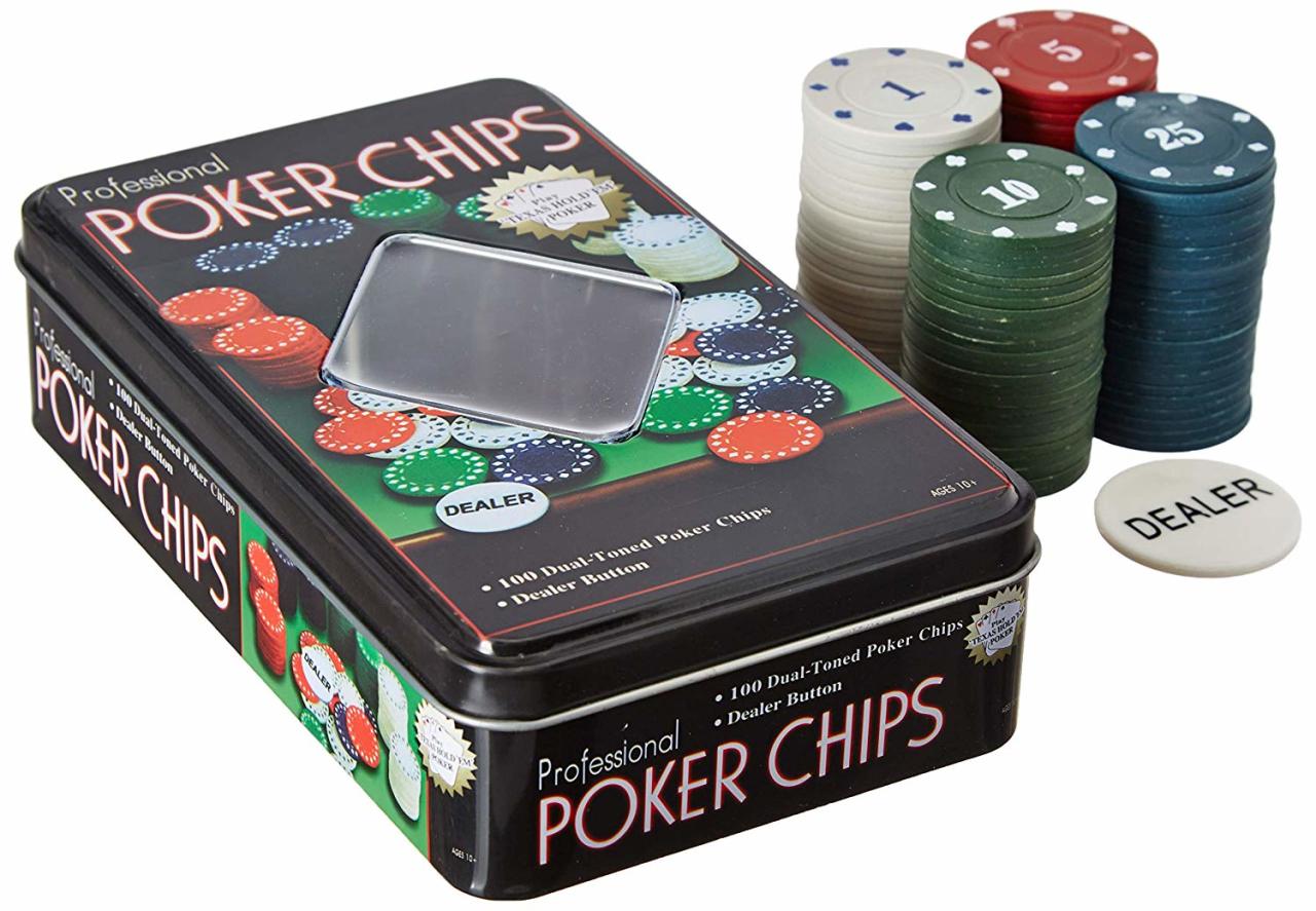 Poker Seti (Rakamlı 100 çipli set)