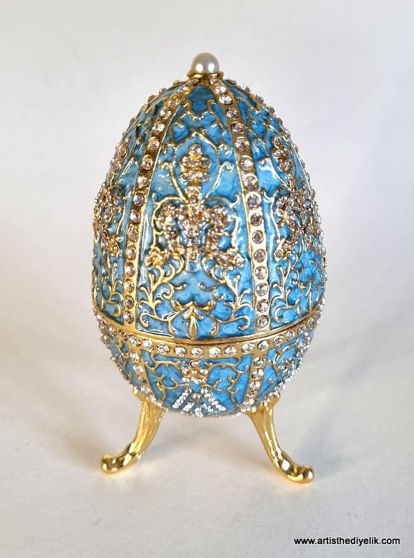 Faberge Yumurtası Mücevher Kutusu