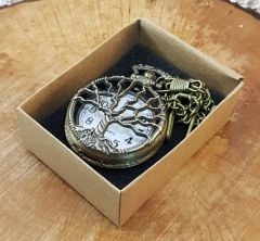 Hayat Ağacı Köstekli Cep Saati