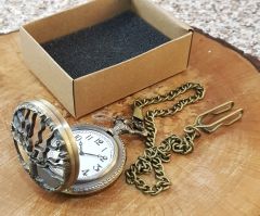 Hayat Ağacı Köstekli Cep Saati