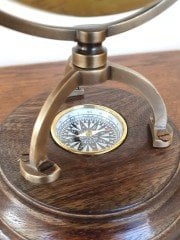 Pusulalı Dekoratif Dünya Küre