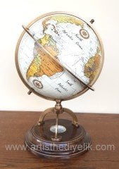 Pusulalı Dekoratif Dünya Küre