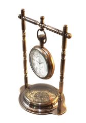 Bronz Pusula ve Masa Saati