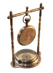 Bronz Pusula ve Masa Saati