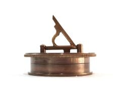 Güneş Saatli Bronz Pusula