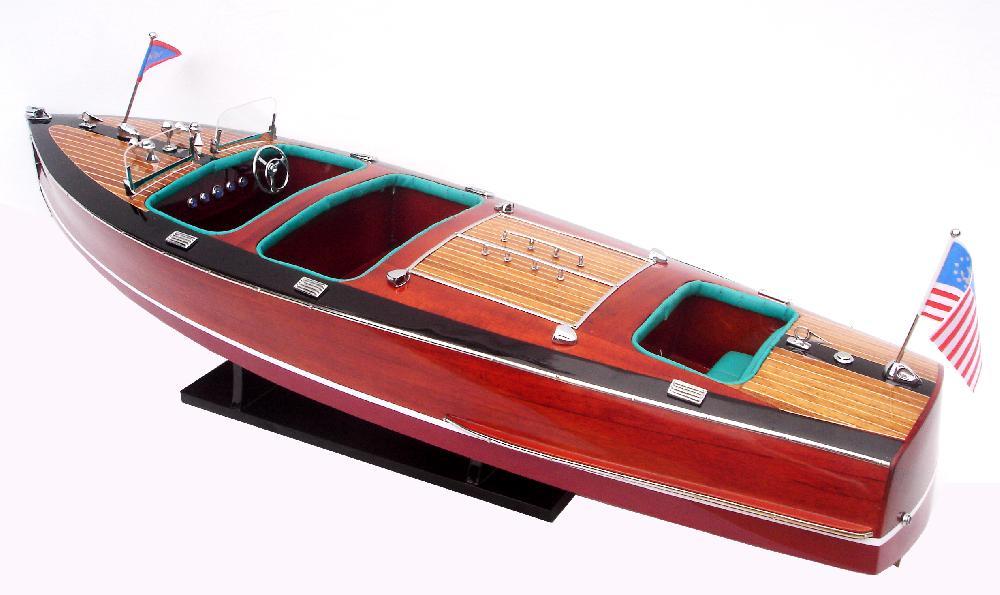 Ahşap Sürat Teknesi (Chris Craft Triple)