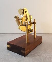 Ahşap Kaideli Pirinç Sekstant