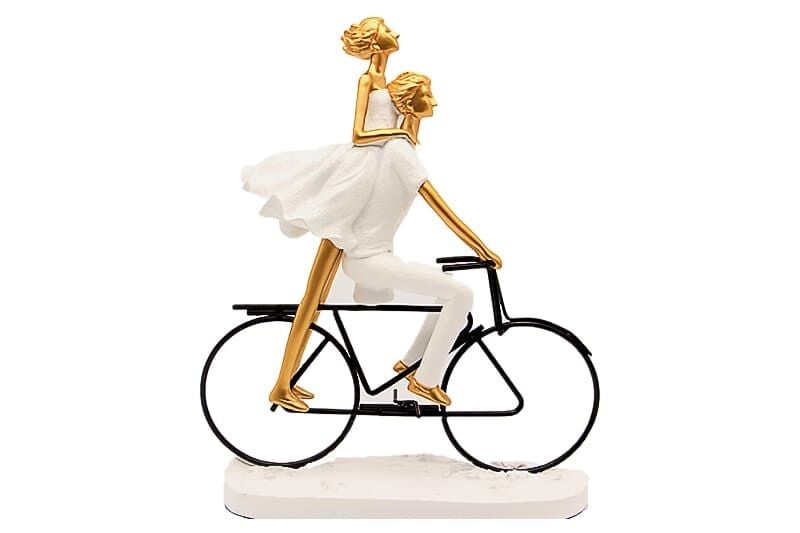 Bisiklette Çift Biblo