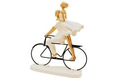 Bisiklette Çift Biblo