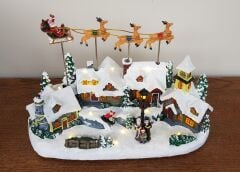 Noel Baba ve Geyikli Kızak Arabası Müzik Kutusu