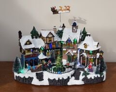 Noel Ağacı ve Yılbaşı Köyü Müzik Kutusu