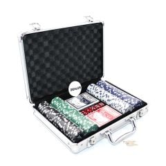 Metal Çantalı Poker Seti (Rakamlı 200 çipli set)