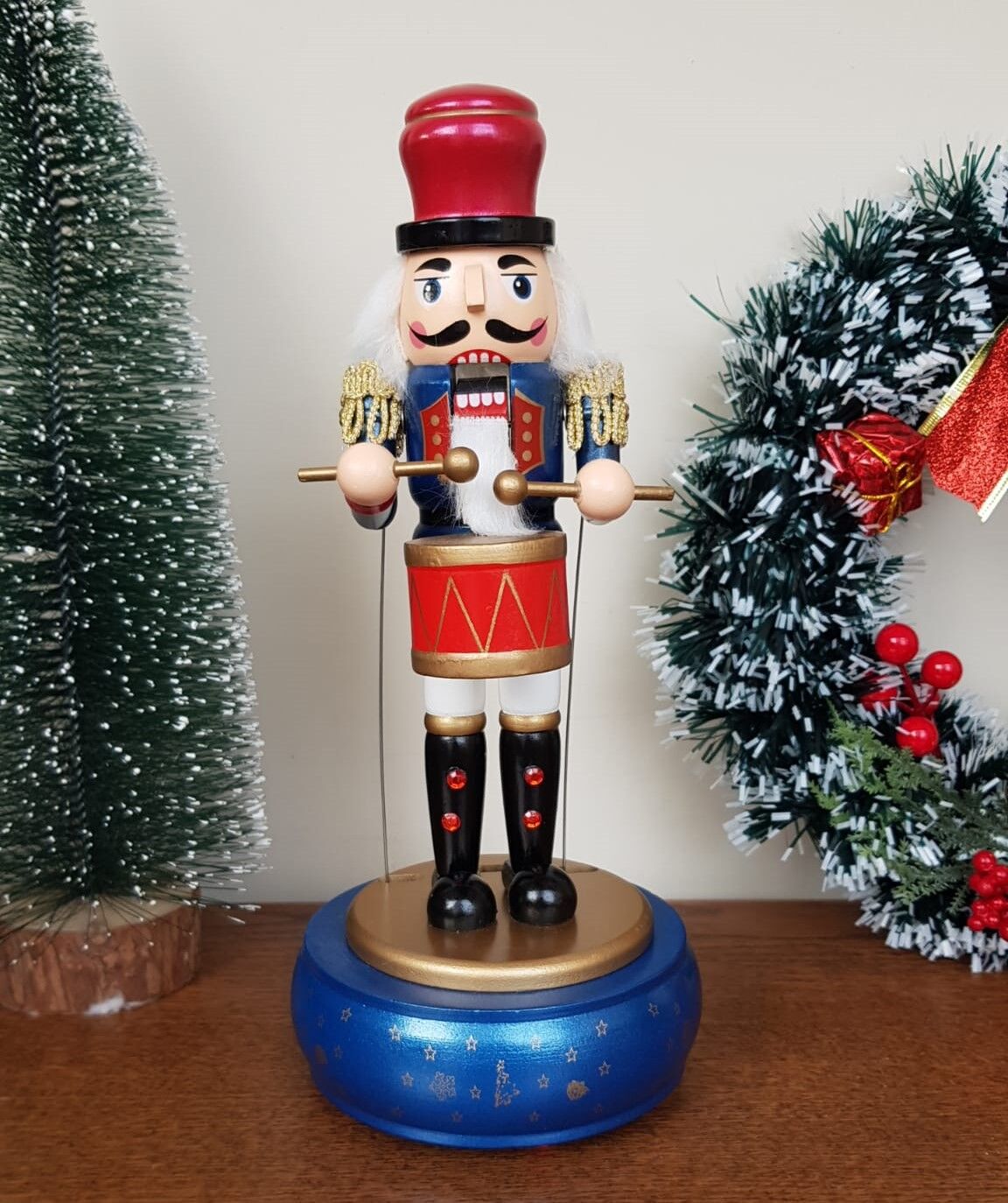 Fındıkkıran Müzikli Biblo (32 cm) Lacivert