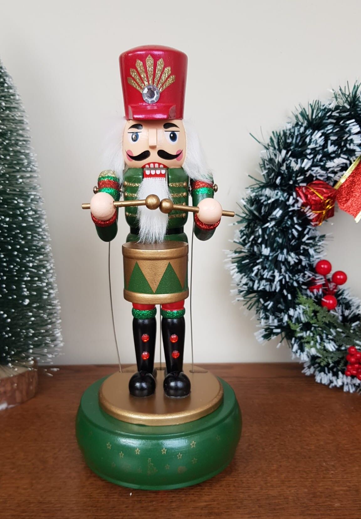 Fındıkkıran Müzikli Biblo (32 cm) Yeşil