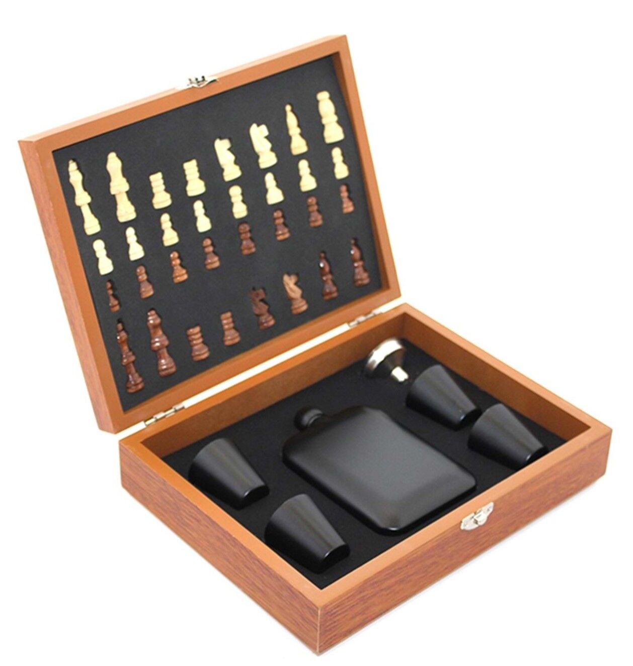 Satranç Takımı Çelik Matara Seti