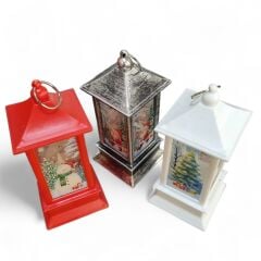 3'lü Fener Şeklinde Pilli Mum Seti