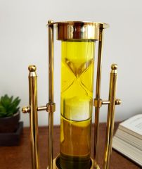 Pirinç Pusulalı Kum Saati