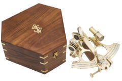 Ahşap Kutulu Sextant