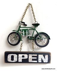 Bisiklet Maketli ''Open-Closed'' Kapı Askısı