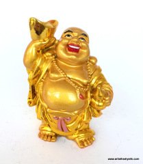 6'lı Altın Renkli Buda Biblosu