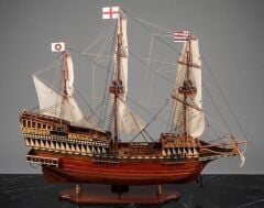 El Yapımı Dekoratif Kalyon Golden Hind