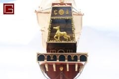 El Yapımı Dekoratif Kalyon Golden Hind