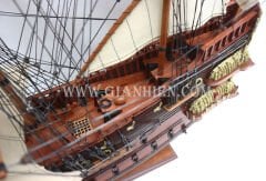 El Yapımı Dekoratif Savaş Gemisi WASA
