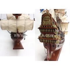 El Yapımı Dekoratif Savaş Gemisi WASA