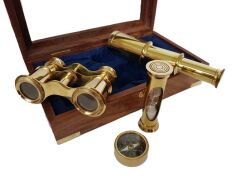 Pusula Dürbün Kum Saati Set