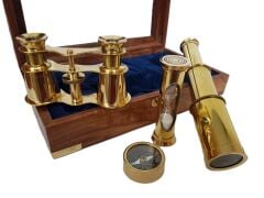 Pusula Dürbün Kum Saati Set