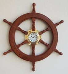 Ahşap Dümen Duvar Saati