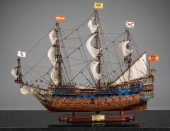 El Yapımı Dekoratif İspanyol Gemisi San Felipe