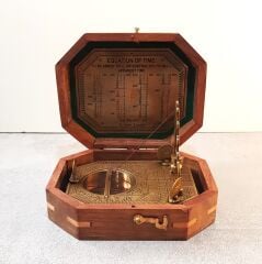 Güneş Saatli Antik Pusula (Yalpametre)