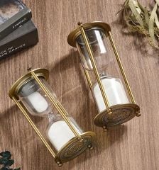 Antik Bronz Kum Saati (30 dakika)