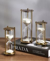 Antik Bronz Kum Saati (30 dakika)