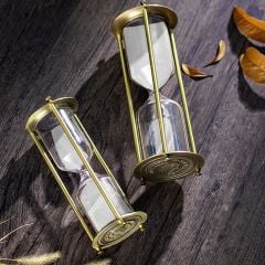 Antik Bronz Kum Saati (30 dakika)