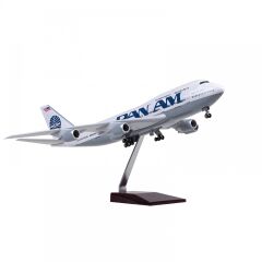Boeing 747 Pan Am Yolcu Uçağı Maketi