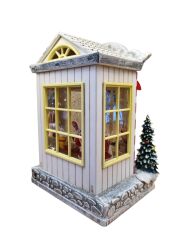 Santa's Candy Shop Işıklı ve Müzikli Kar Küresi