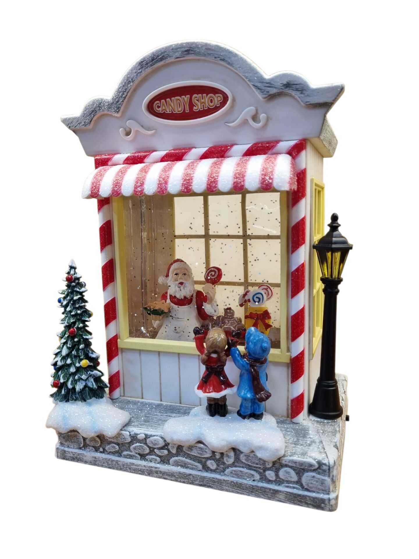Santa's Candy Shop Işıklı ve Müzikli Kar Küresi