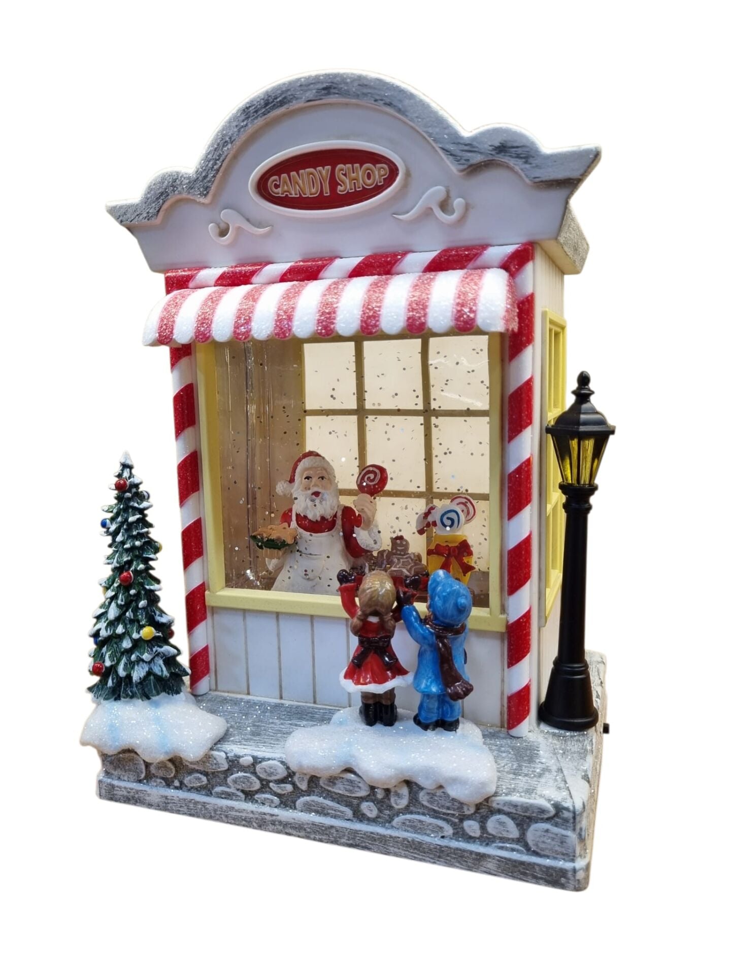 Santa's Candy Shop Işıklı ve Müzikli Kar Küresi