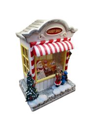 Santa's Candy Shop Işıklı ve Müzikli Kar Küresi