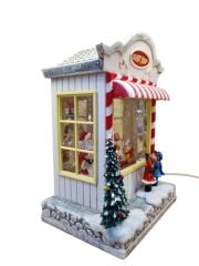 Santa's Candy Shop Işıklı ve Müzikli Kar Küresi