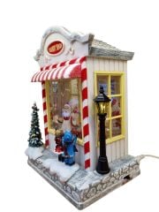 Santa's Candy Shop Işıklı ve Müzikli Kar Küresi