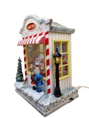 Santa's Candy Shop Işıklı ve Müzikli Kar Küresi
