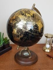 Pusulalı Dekoratif Dünya Küre