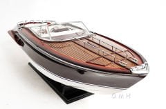 Ahşap Sürat Teknesi ( Riva Rama 44 Dark Blue)