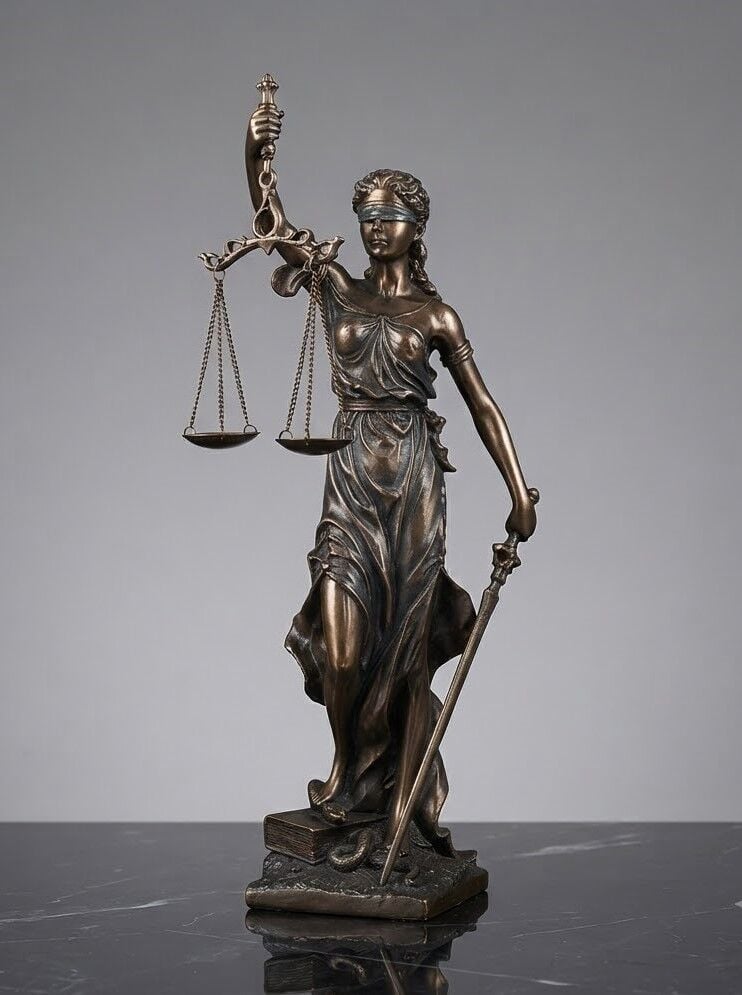 Adalet Heykeli  (Themis) (73 cm) Veronese