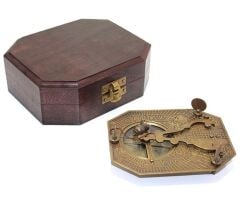 Güneş Saatli Antik Pusula (Yalpametre)