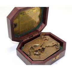 Güneş Saatli Antik Pusula (Yalpametre)